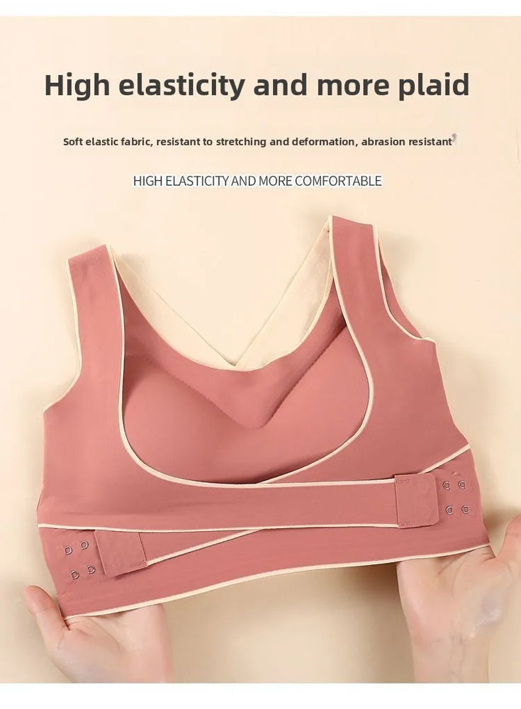 Seamless Summer Sports Bra | Anti-Sagging Side-Support Vest