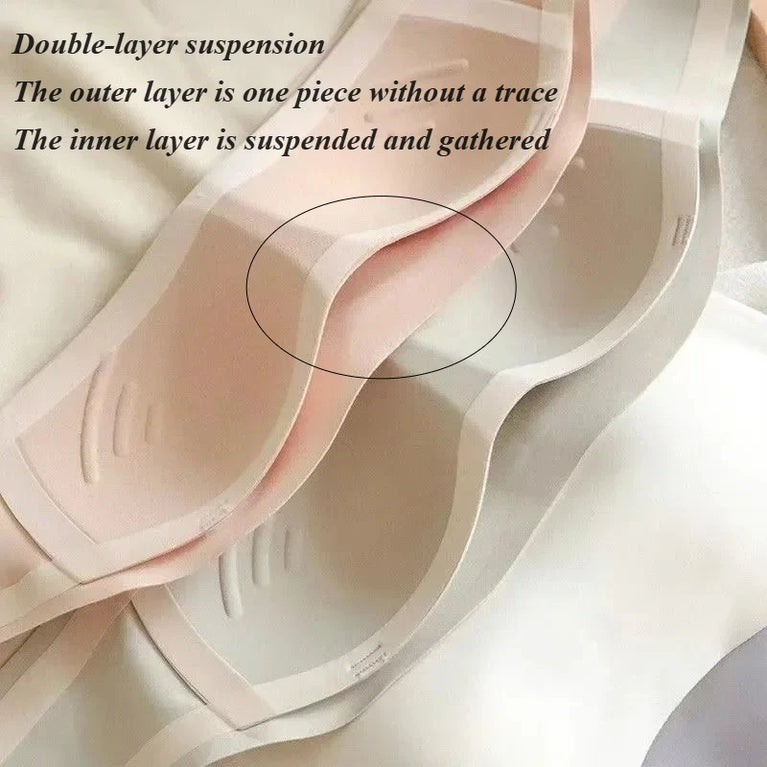 Ultra-Light Seamless Adhesive Bra – Wireless Push-Up Comfort