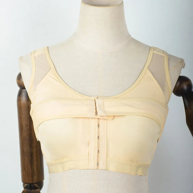 Seamless Front-Closure Support Bra | Implant Stabilizer Fit
