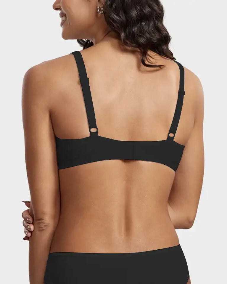 Full Support Seamless Balconette Bra | Unlined Invisible Duo