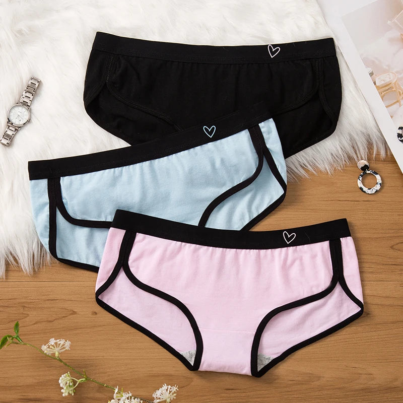 3pc Cotton Sport Briefs | Breathable Low-Rise Set