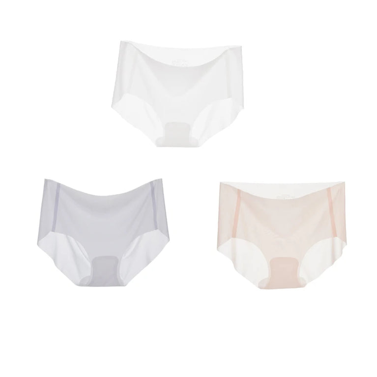 3pc Ice Silk Briefs | Ultra-Thin Seamless Quick-Dry