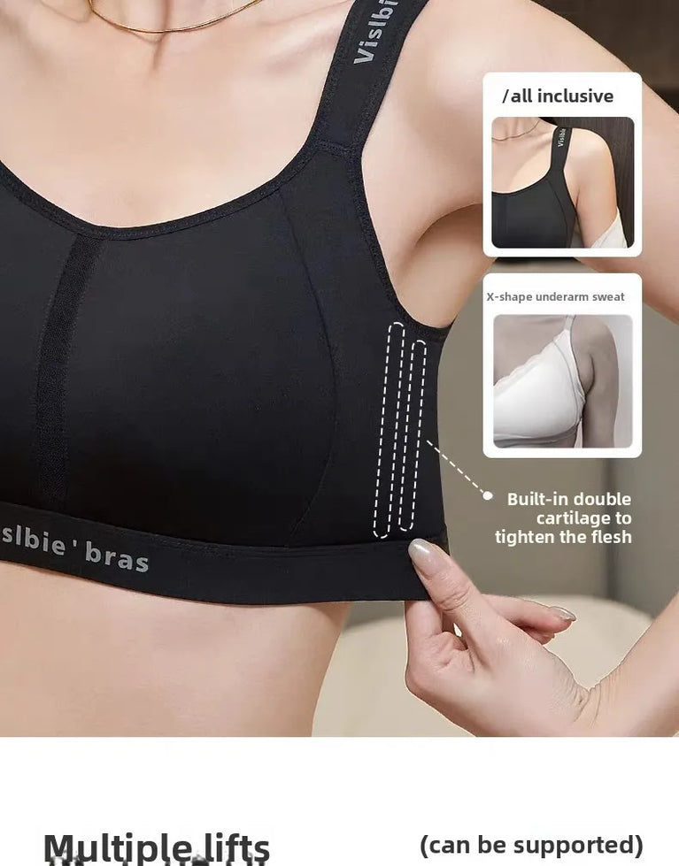Seamless Full-Cup Sports Vest | Anti-Shake Wireless Support