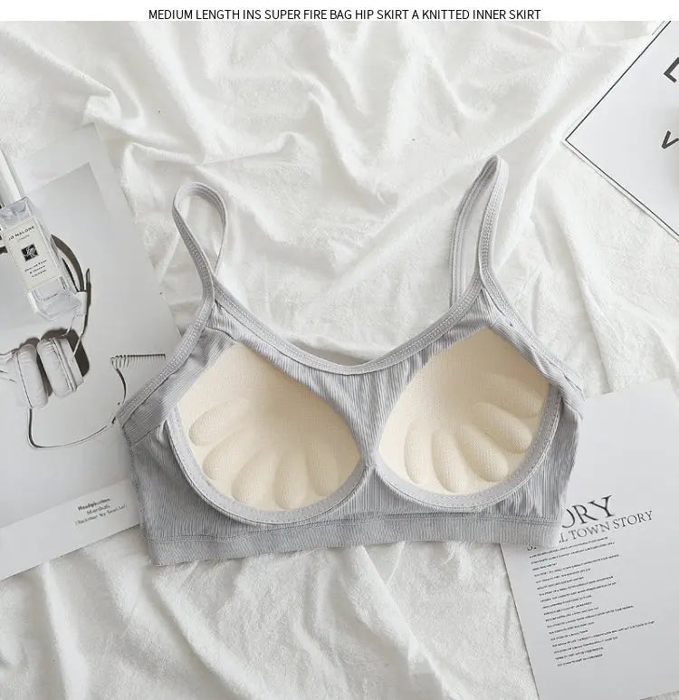 Ice Silk Seamless U-Shape Bra | Breathable Summer Sport Vest