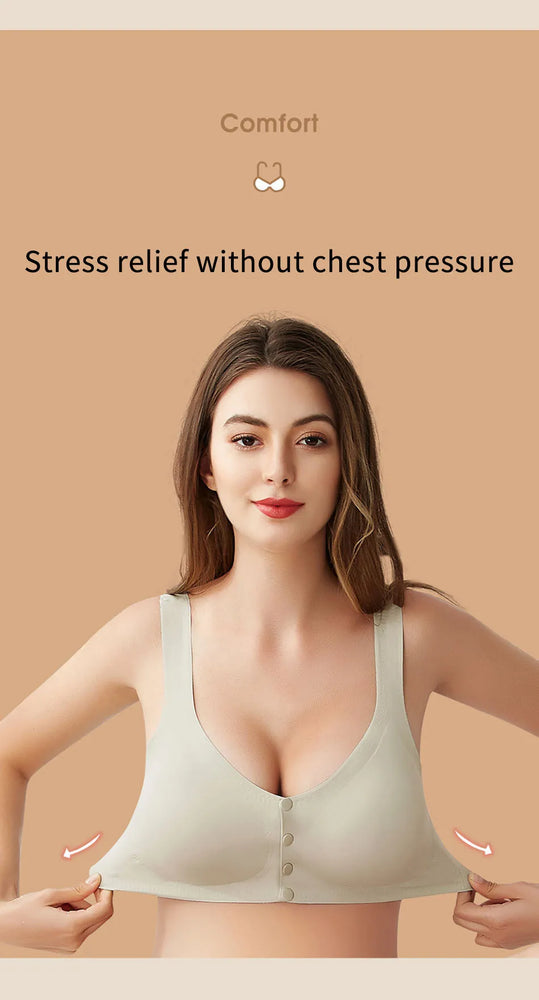 Wood Pencil Lightweight Nursing Bra | Front-Opening Support