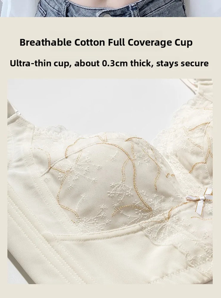 Full Coverage Wireless Slimming Bra | Anti-Slip Side Support