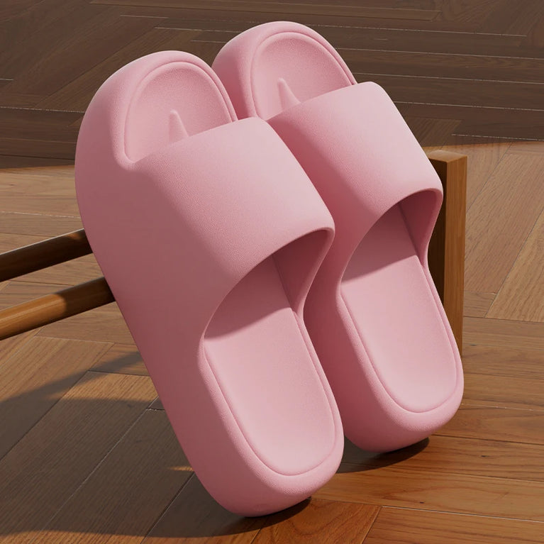 Unisex Cloud Pillow Slides | Soft EVA Anti-Slip Home Sandals