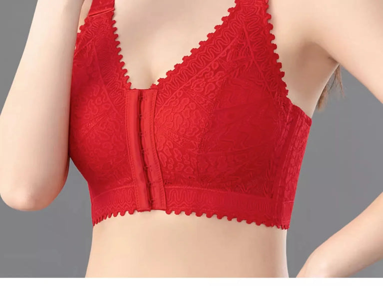Lightweight Front-Buckle Bra | Anti-Sagging Full-Cup Support