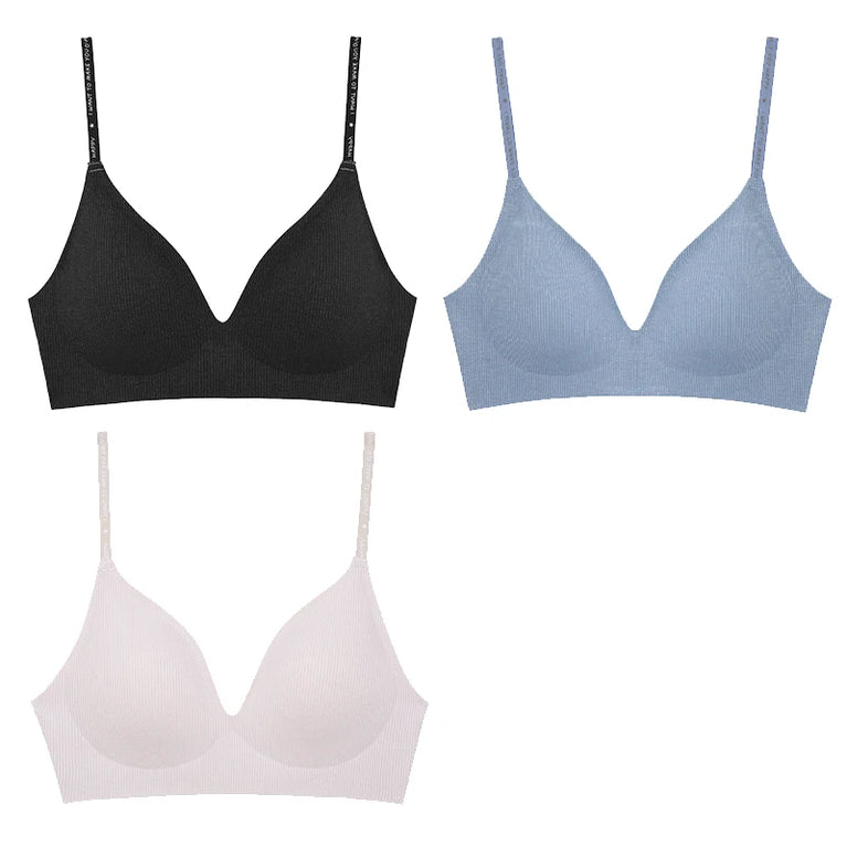 Seamless "Zero Pressure" Bra – Silky Wireless Support