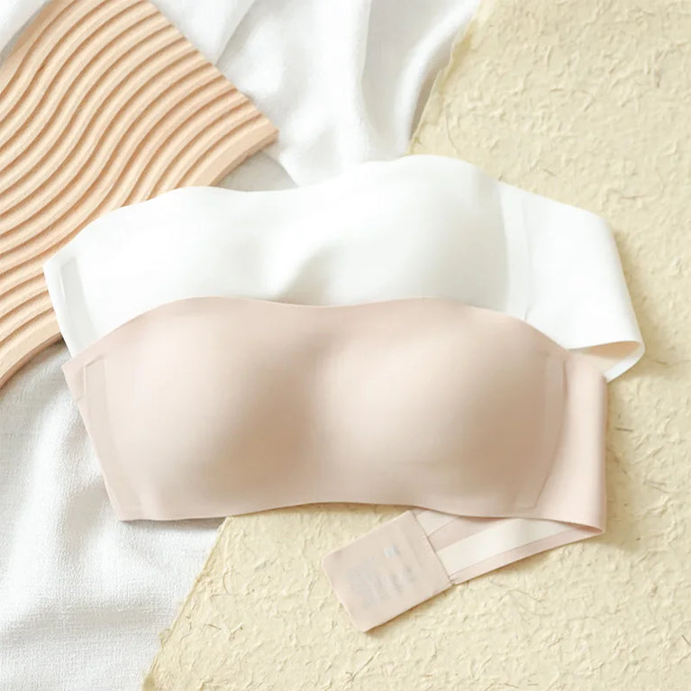 Seamless Anti-Slip Strapless Bra – Invisible Wireless Support