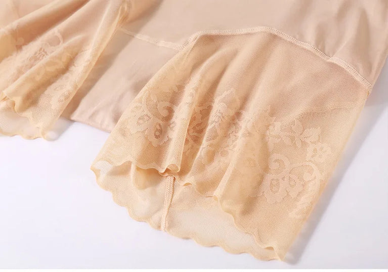 Plus Size Lace Safety Shorts | Anti-Chafing Under-Skirt Pants