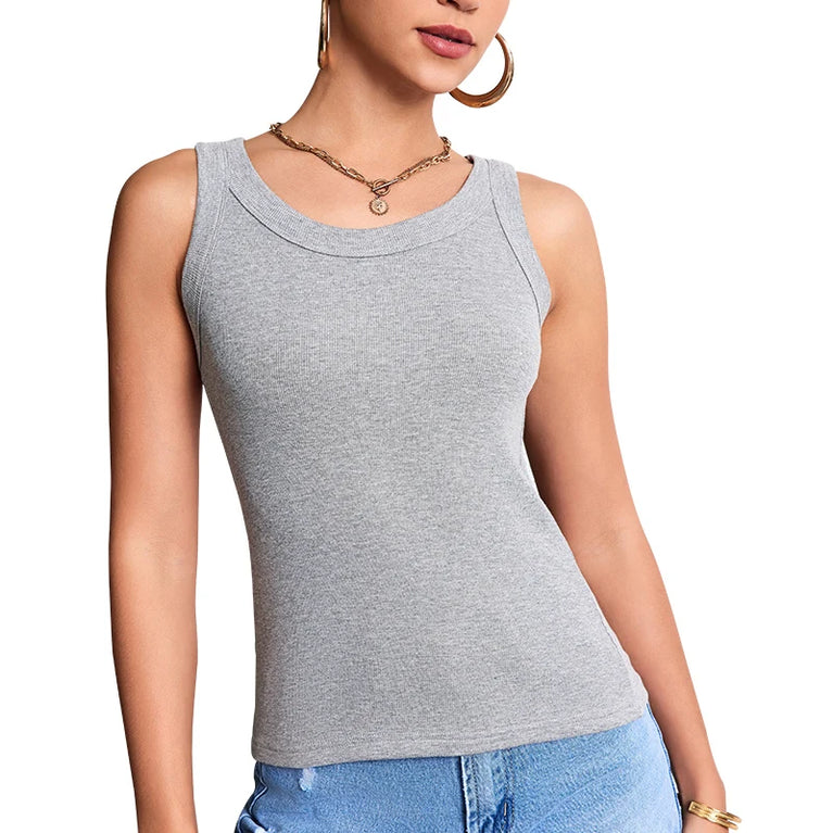 Ladies Suspender Vest Casual Sleeveless Tank