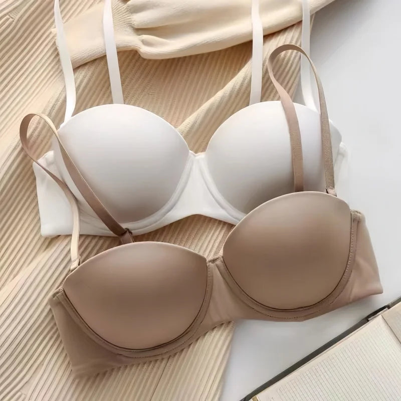Seamless Demi Push-Up | Wire-Free Half-Cup Bra