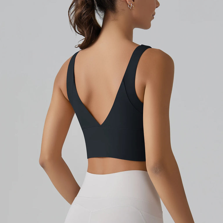 Yoga Tank Top | Push-Up Fitness Sports Bra