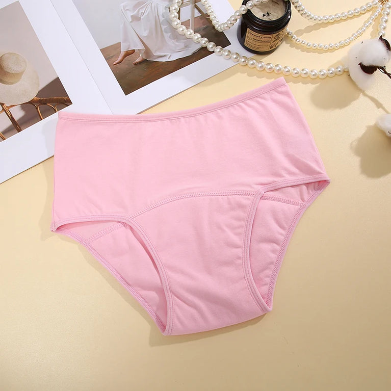 High-Waist 5-Layer Menstrual Briefs – Ultra-Absorbent Breathable Physiological Panties