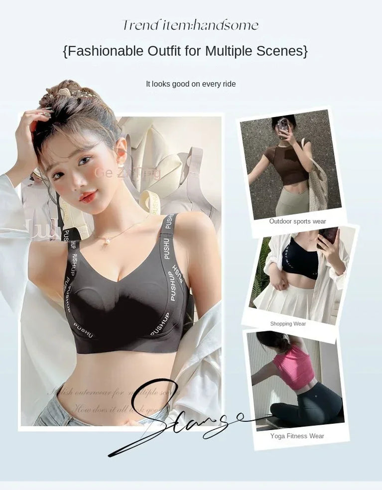 Seamless Wire-Free Minimizer Bra – Sleek Commute Comfort