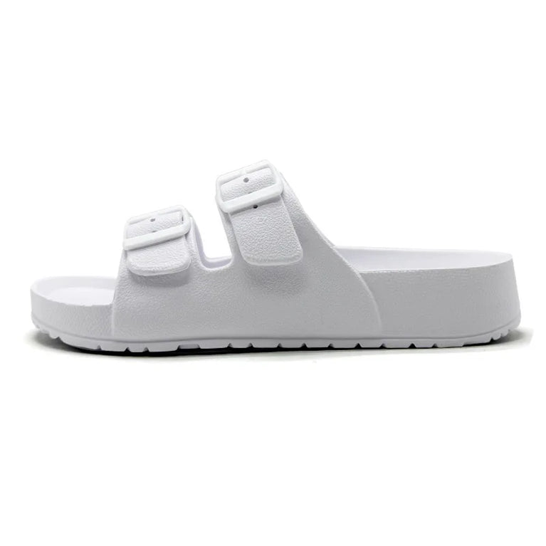 Double Buckle Slides | Thick Sole Anti-Skid Sandals