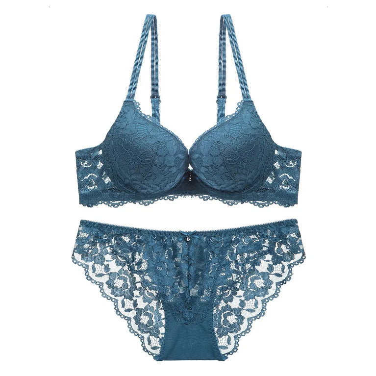 Seamless Wire-Free Bra & Brief Set – Everyday Comfort Lingerie