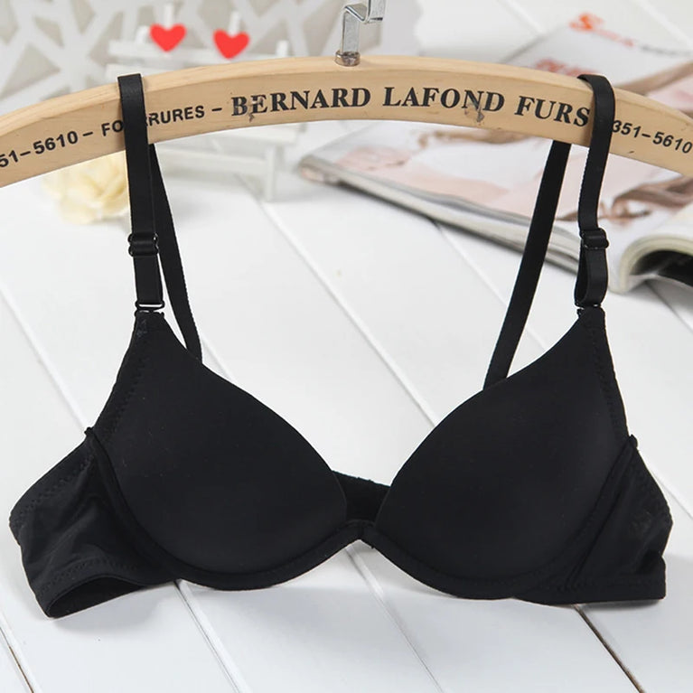 Seamless Cotton-Blend Underwire Bra | Breathable Gathered Fit