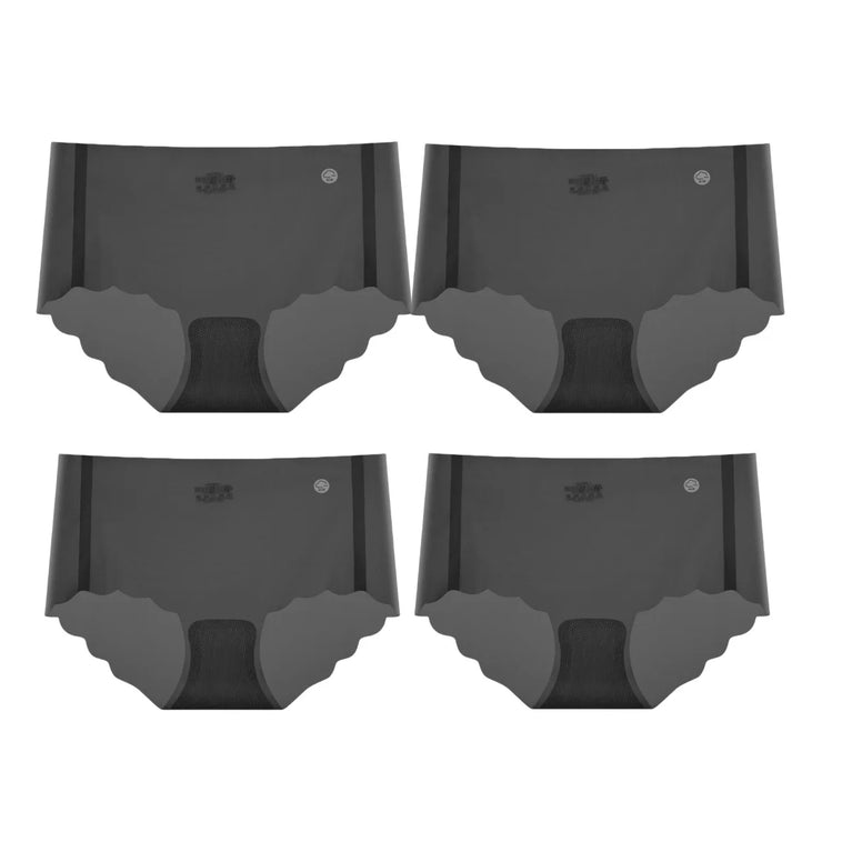 4Pcs/Set Women Panties Seamless Quick-Dry Briefs – Low-Rise Invisible Support