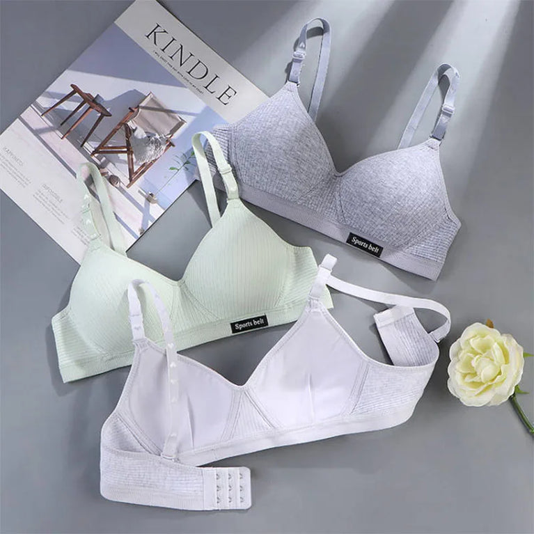 Seamless V-Shaped Bra | 3PCS Wireless Comfort