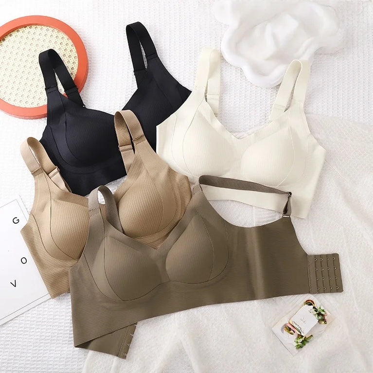 Seamless Push-Up Bra – High-Support Wireless Foundation