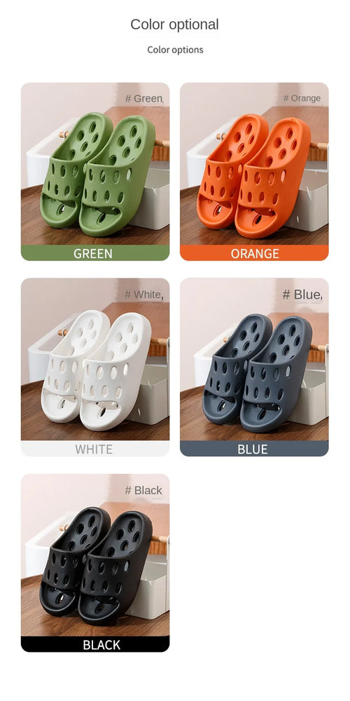 Quick-Dry Bathroom Slides | Odour-Free Lightweight EVA Slippers
