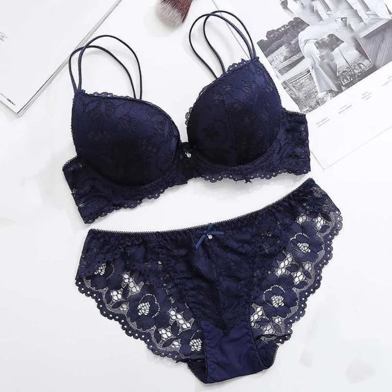 Seamless Wire-Free Bra & Brief Set – Everyday Comfort Lingerie
