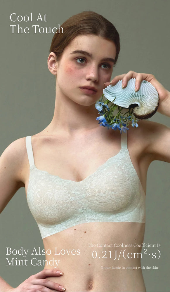 Seamless Lace Bra | Wireless Summer Push-Up Fit