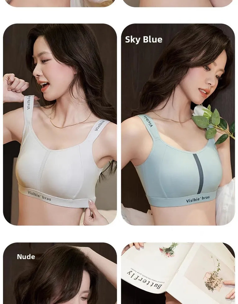 Seamless Full-Cup Sports Vest | Anti-Shake Wireless Support