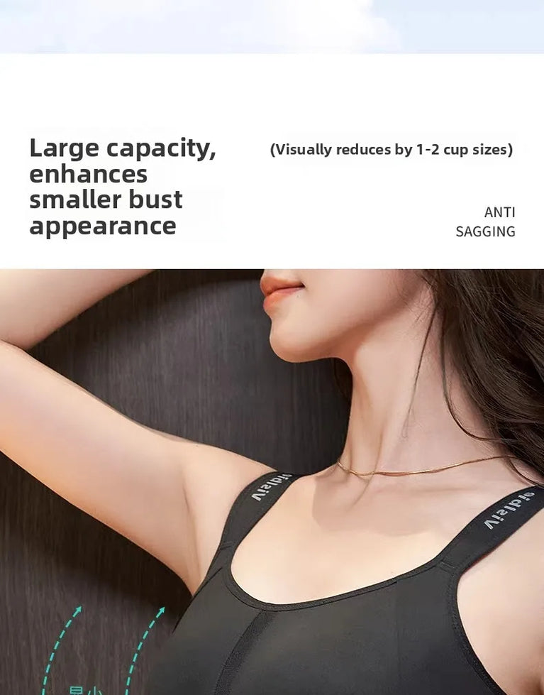 Seamless Full-Cup Sports Vest | Anti-Shake Wireless Support