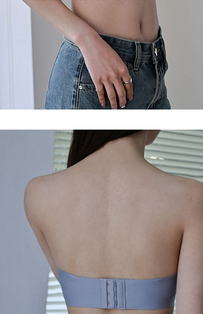 Seamless Anti-Slip Strapless Bra – Invisible Wireless Support