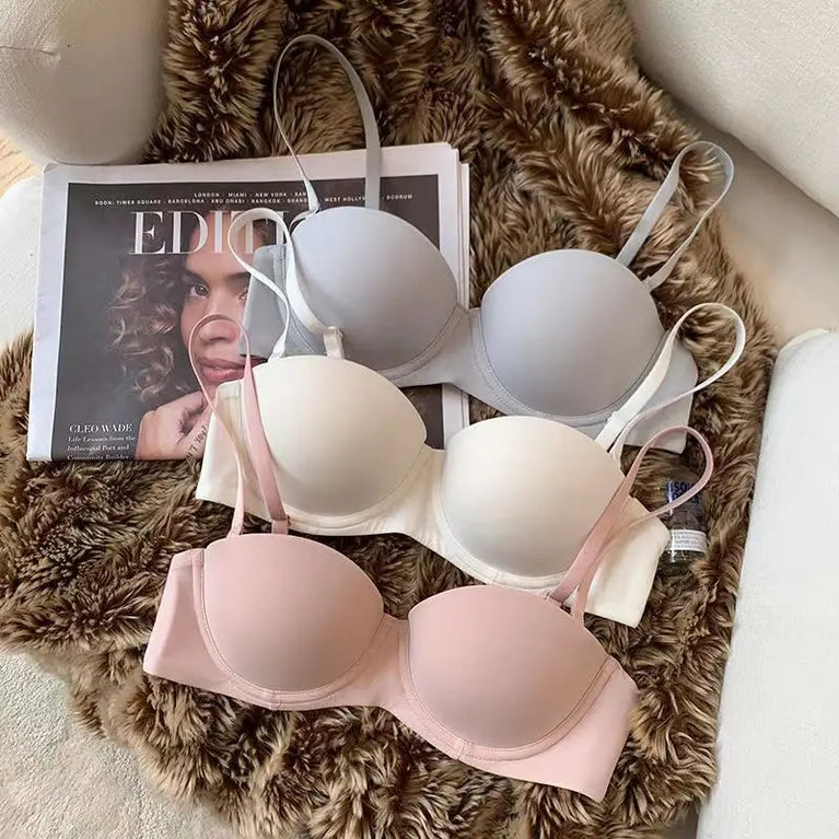 Seamless Demi Push-Up | Wire-Free Half-Cup Bra