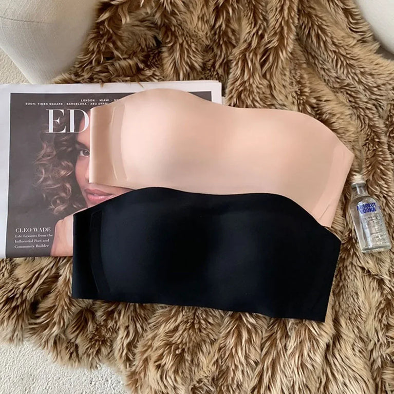 Strapless Seamless Bra – Versatile Wireless Support
