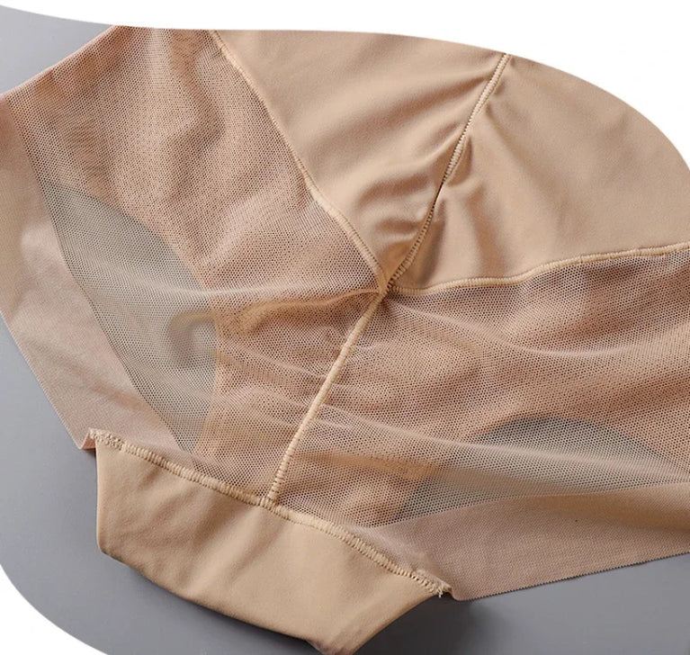 Ice Mesh Breathable High-Waist Shapers | Abdominal Control & Butt-Lifting Corset Panties