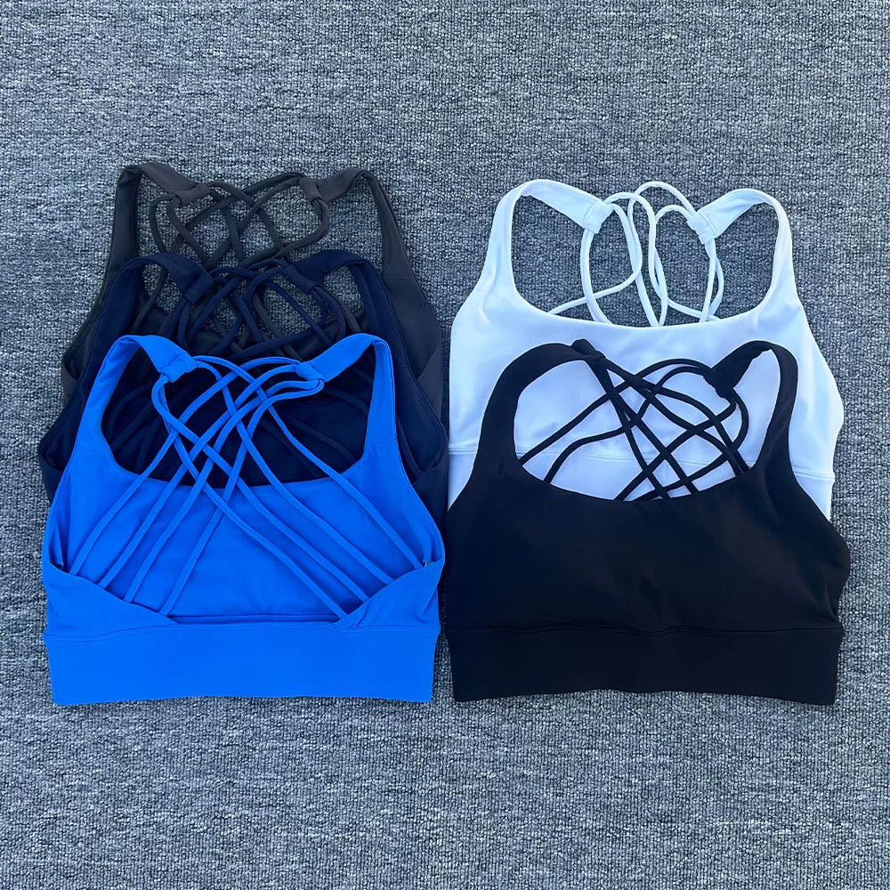Seamless Performance Sports Bra – Breathable Fitness Support