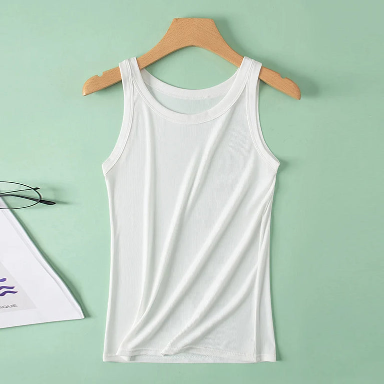 Ladies Suspender Vest Casual Sleeveless Tank