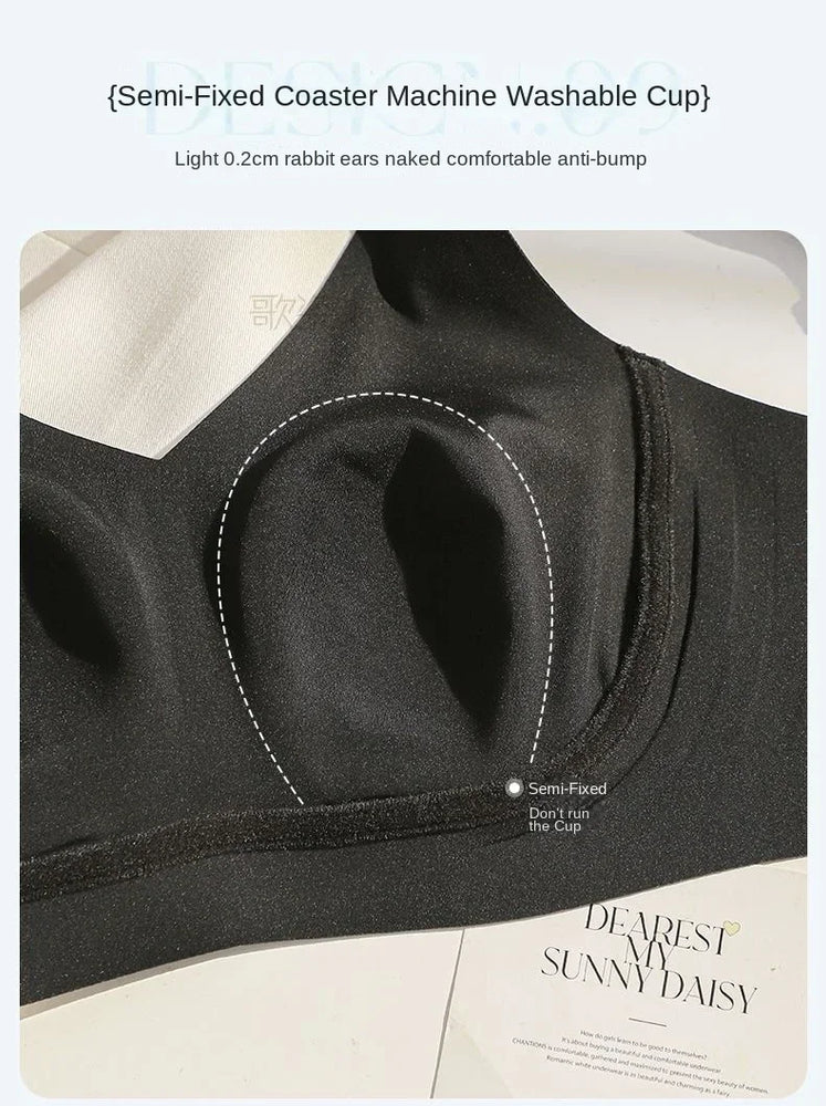 Seamless Wire-Free Minimizer Bra – Sleek Commute Comfort