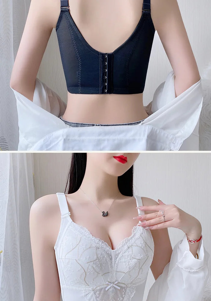 Full Coverage Wireless Slimming Bra | Anti-Slip Side Support