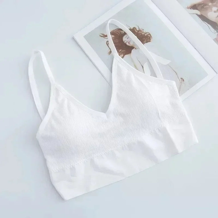 Seamless Push-Up Bralette – Wireless "Beautiful Back" Comfort