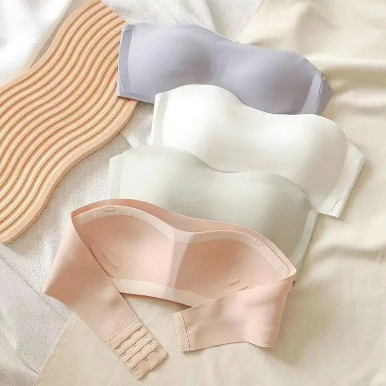 Seamless Anti-Slip Strapless Bra – Invisible Wireless Support