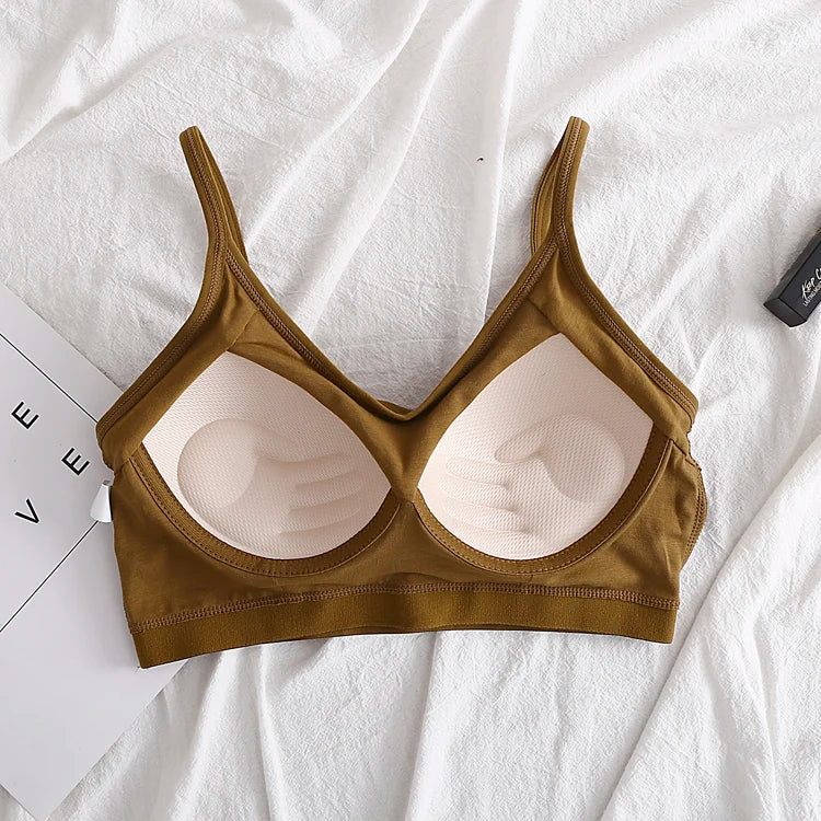 Pure Cotton Wireless Seamless Bra – Lightweight Everyday Comfort