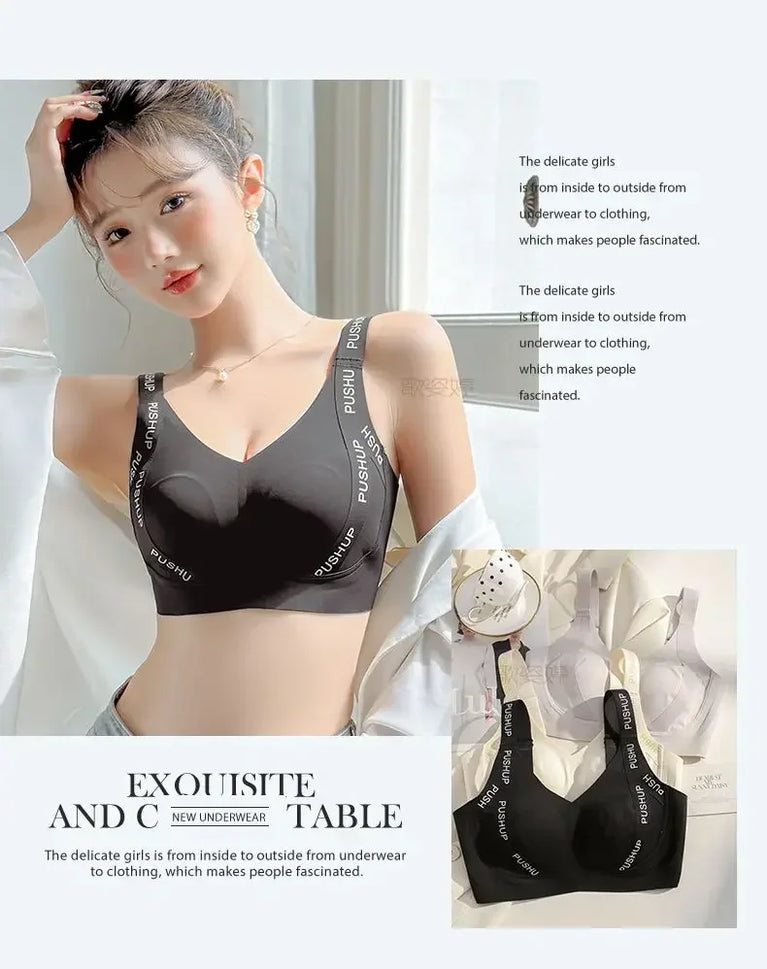 Seamless Wire-Free Minimizer Bra – Sleek Commute Comfort