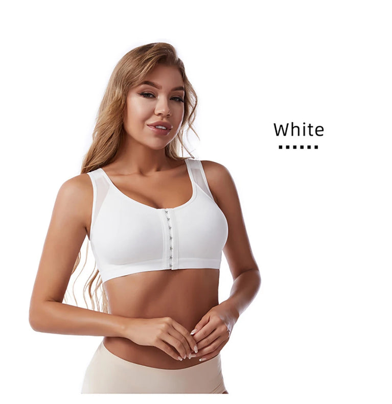 Front-Closure Compression Bra | Wireless Post-Op Fit