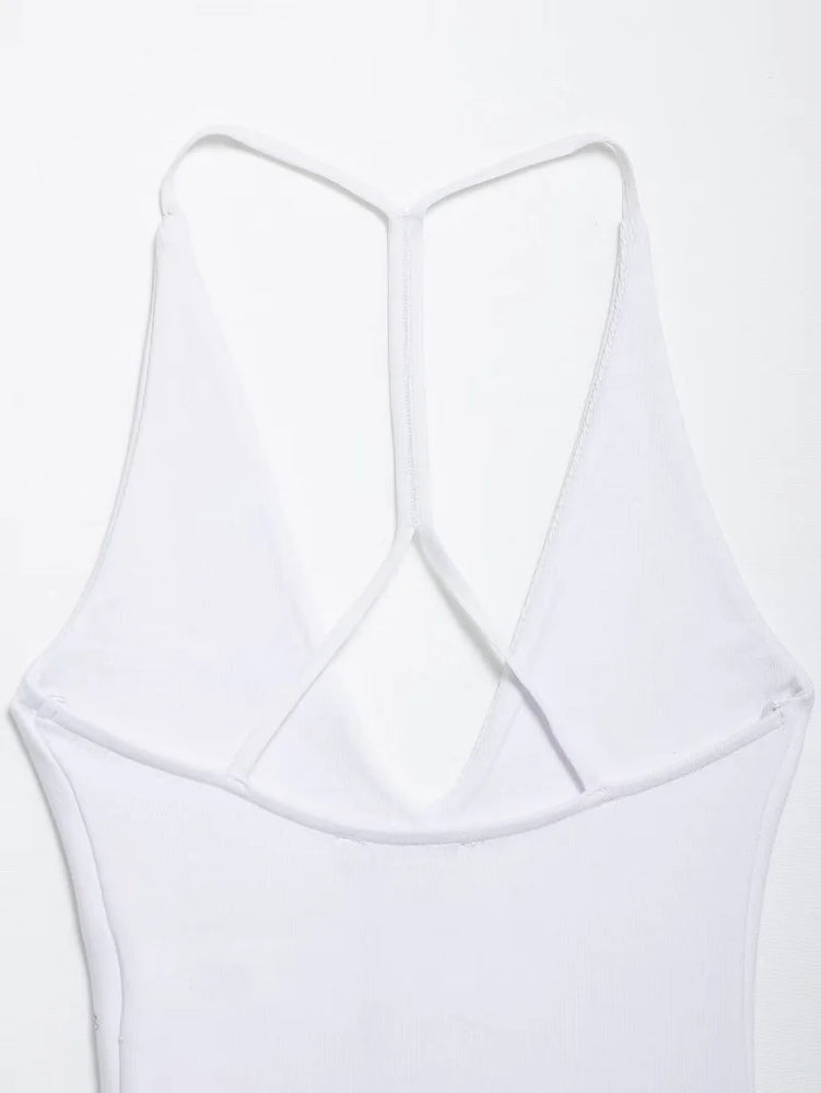 Backless Bustier Bodysuit | Sexy Sleeveless Summer Top