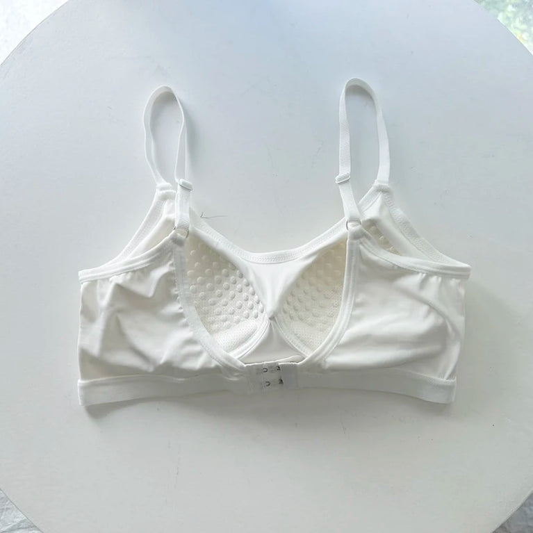 Ice Silk V-Neck Wrap Bra | Seamless Full-Cup Cooling Lingerie