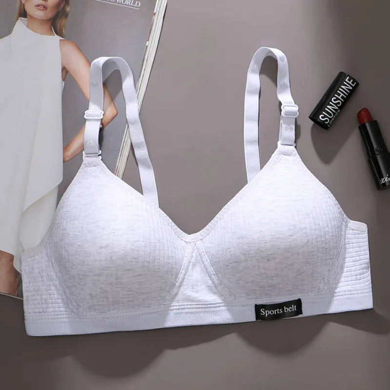 3-Piece Thin Teens Sport Seamless Training Bra Set – Soft & Skin-Friendly