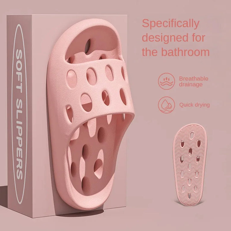 Quick-Dry Bathroom Slides | Odour-Free Lightweight EVA Slippers
