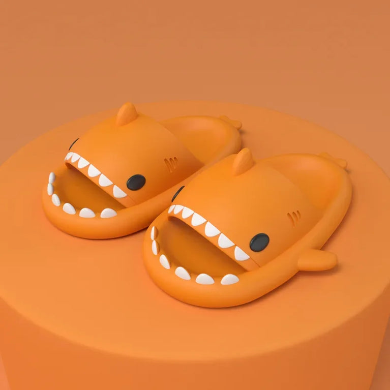 Cute Shark Platform Slides | Unisex Soft EVA Summer Sandals