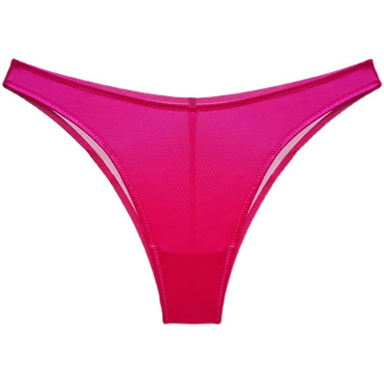Transparent Mesh Briefs – Sexy Low-Rise Seamless Support